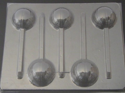 1405 Basketball Chocolate or Hard Candy Lollipop Mold